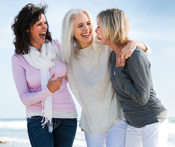 Three women laughing - 13149